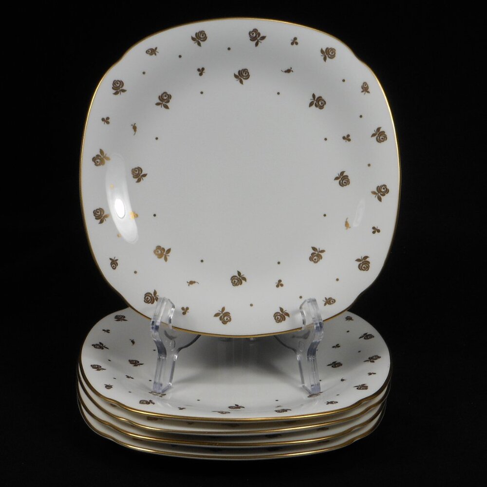 5 rare find salad plates. Sango china Japan Magna pattern